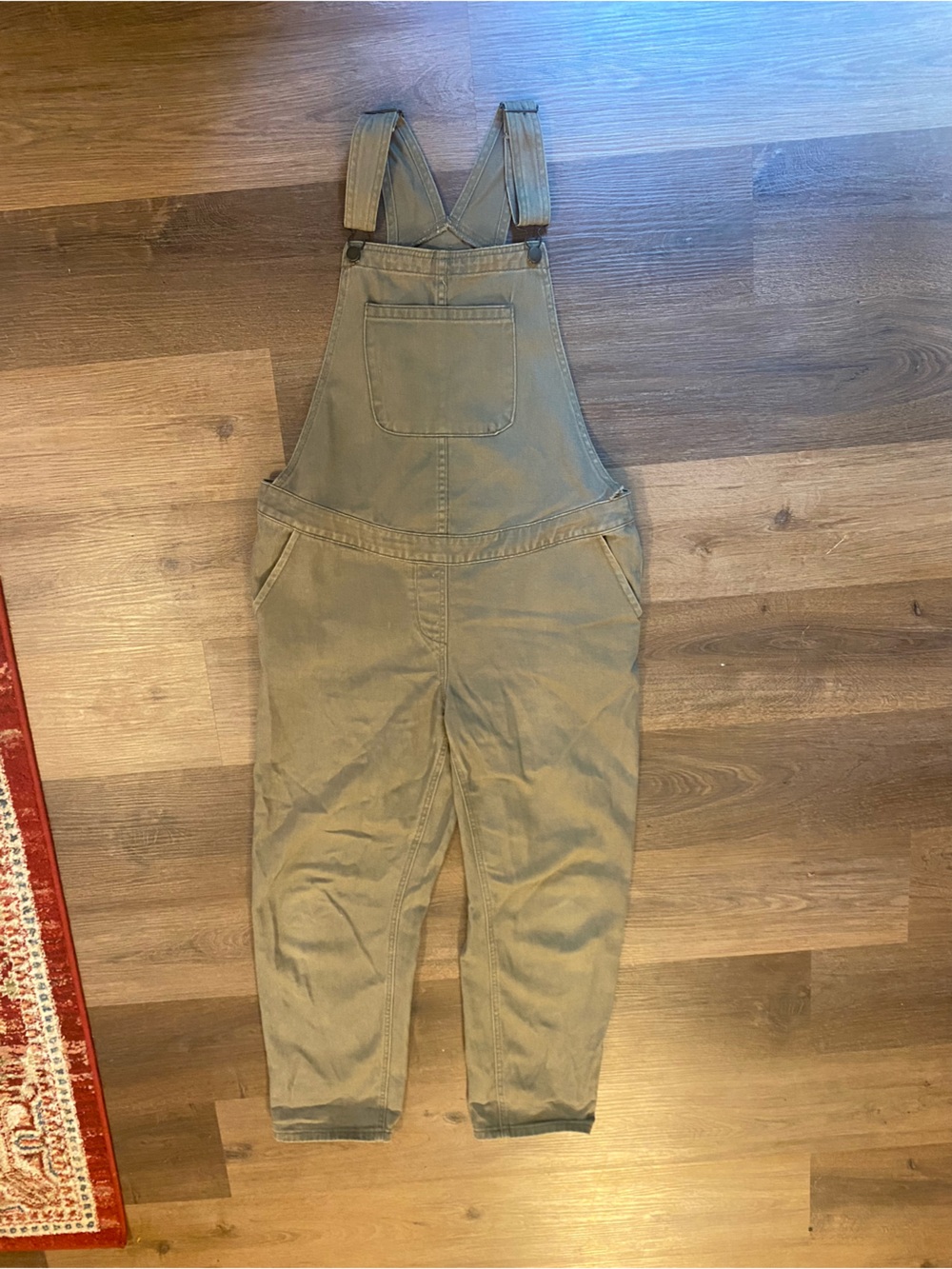 ASOS Olive Green Cargo Style Cotton Overalls